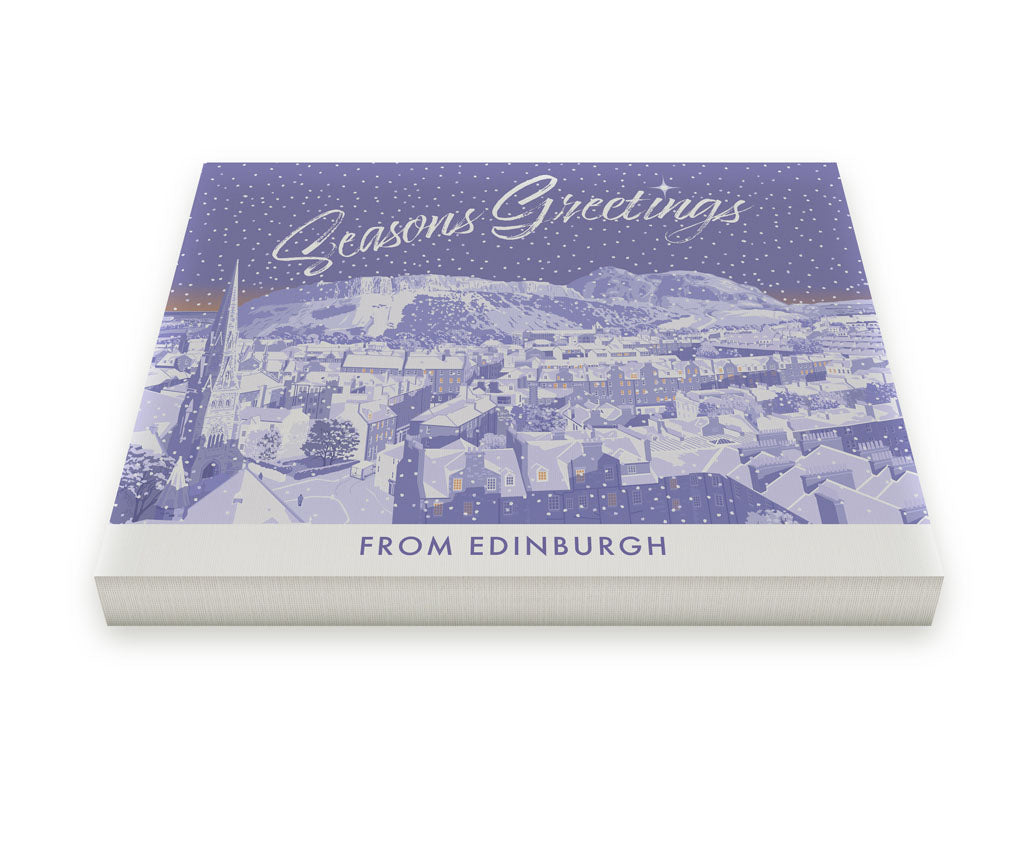Seasons Greetings from Edinburgh Canvas