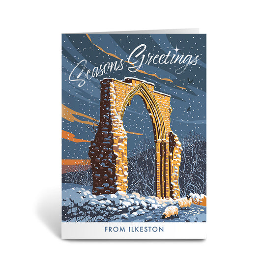 Seasons Greetings from Ilkeston Greeting Card 7x5