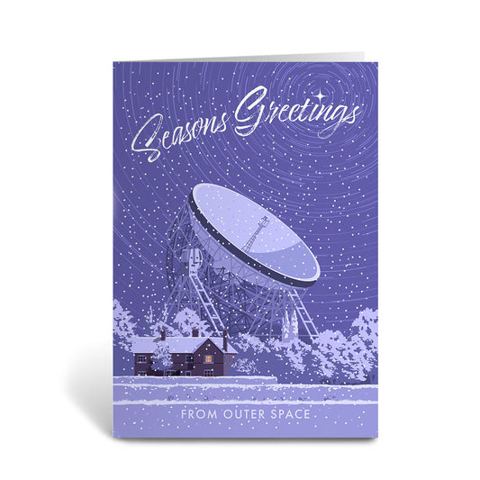 Seasons Greetings from Outer Space Greeting Card 7x5
