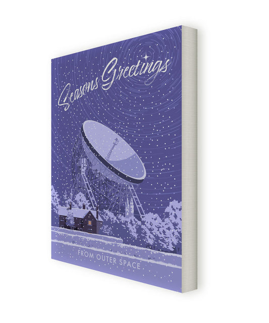 Seasons Greetings from Outer Space Canvas
