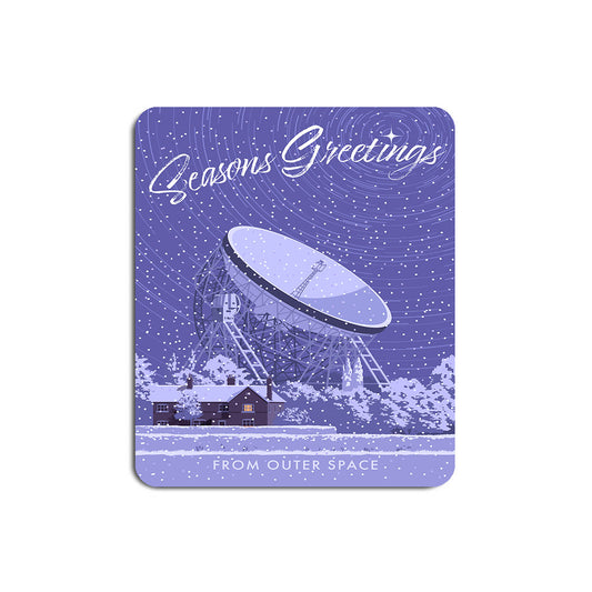 Seasons Greetings from Outer Space Mouse Mat