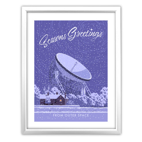 Seasons Greetings from Outer Space Art Print