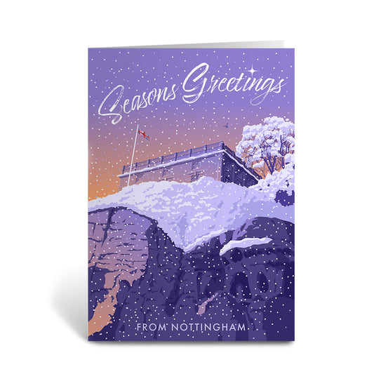 Seasons Greetings from Nottingham Greeting Card 7x5