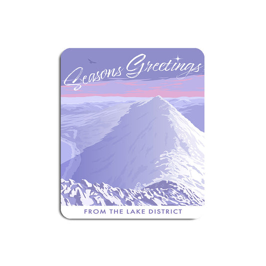 Seasons Greetings from the Lake District Mouse Mat