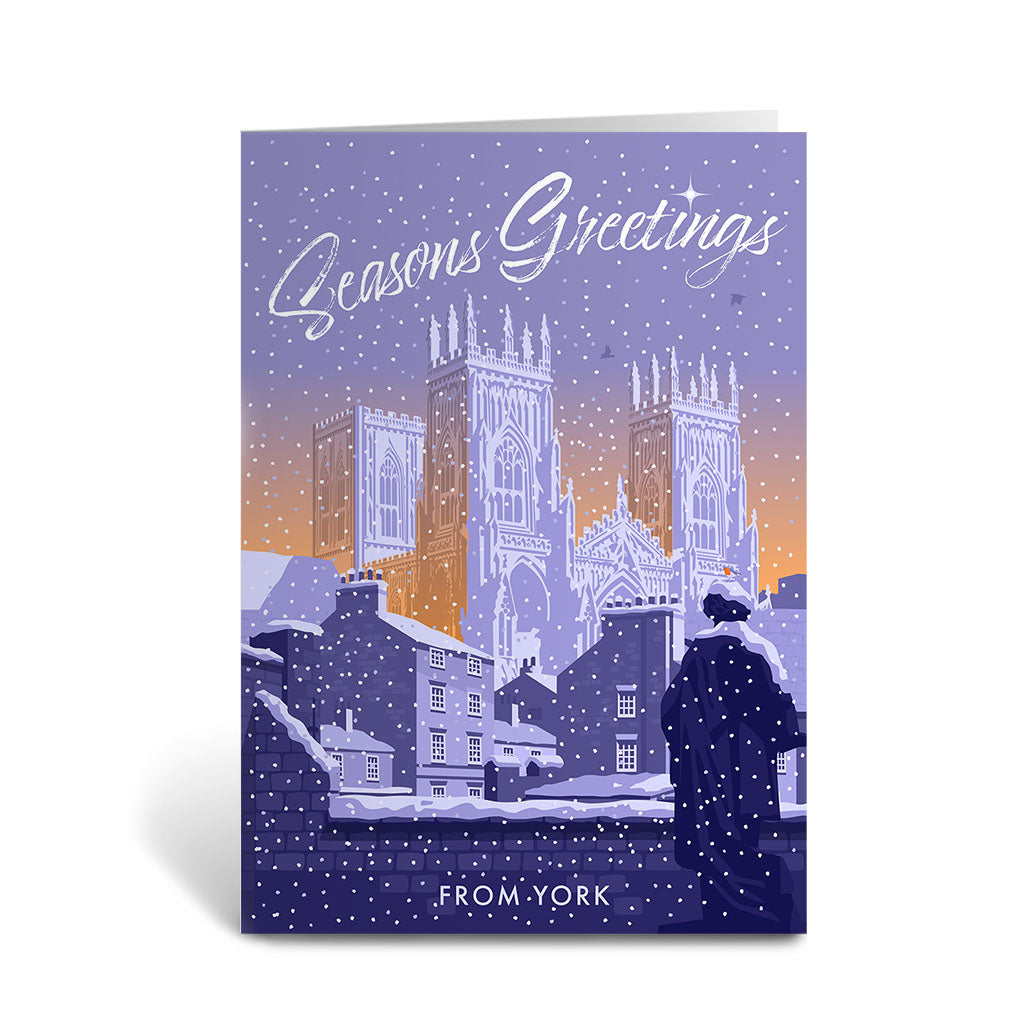 Seasons Greetings from York Greeting Card 7x5