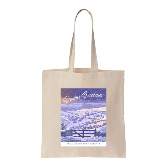 Seasons Greetings from Yorkshire, God's Own County Tote Bag