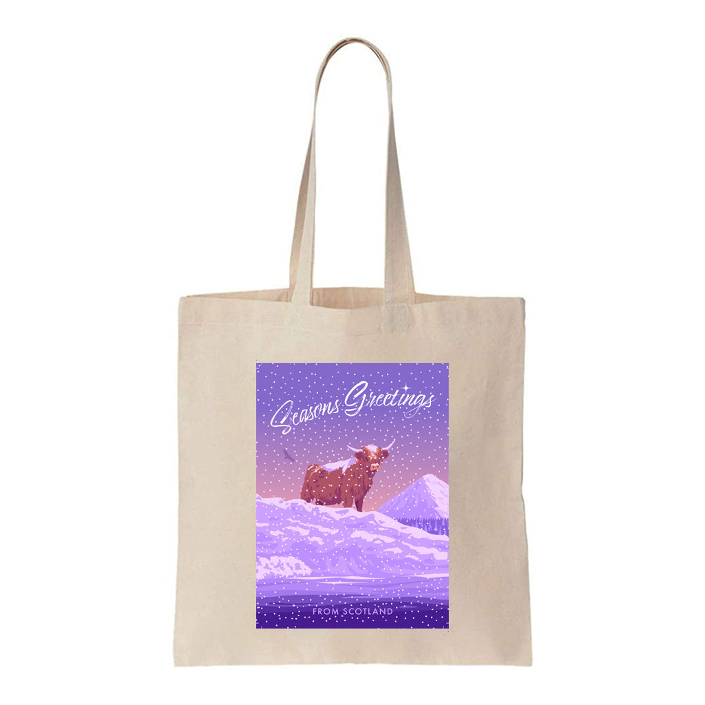 Seasons Greetings from Scotland Tote Bag