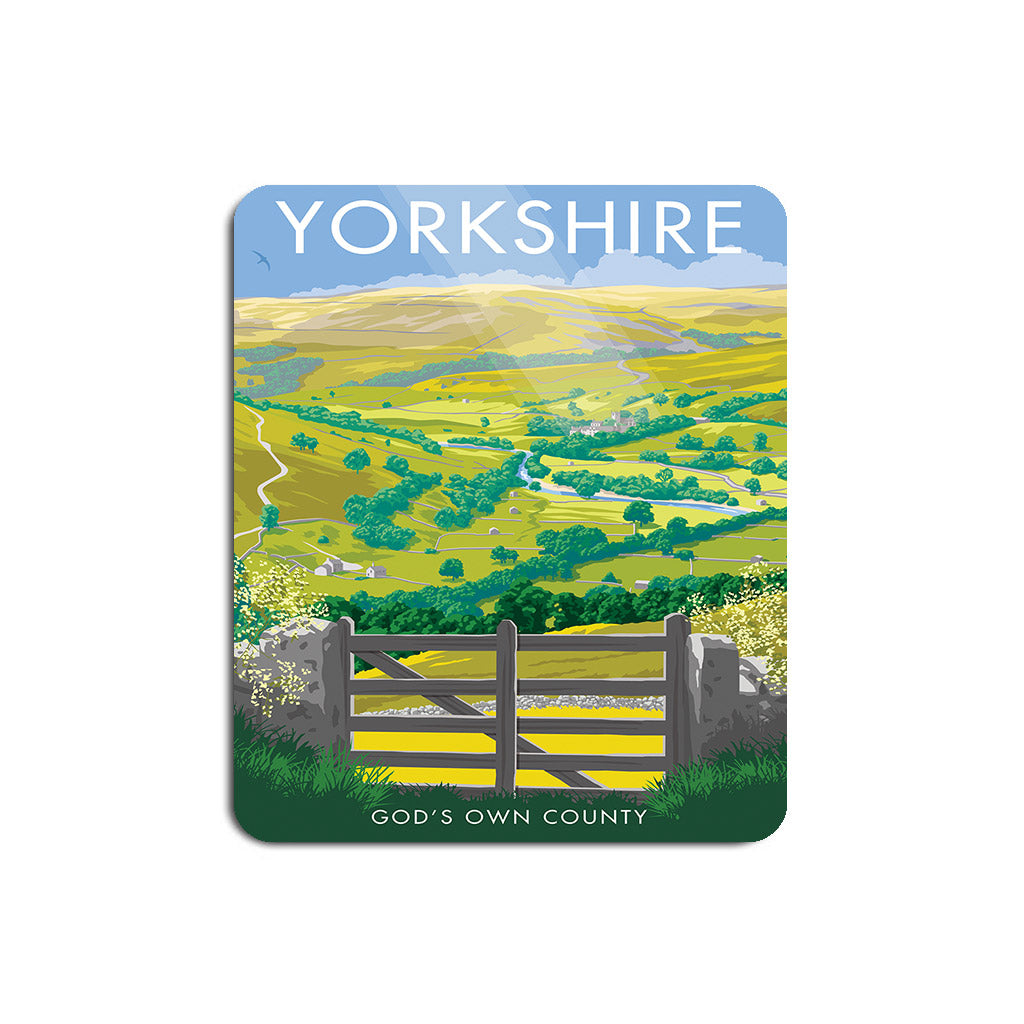 Yorkshire, God's Own Country Mouse Mat