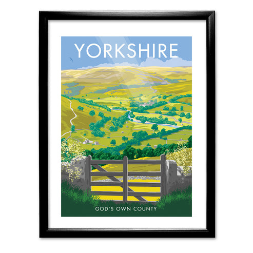 Yorkshire, God's Own Country Art Print