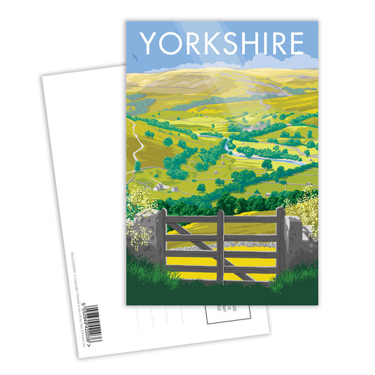 Yorkshire Postcard Pack of 8