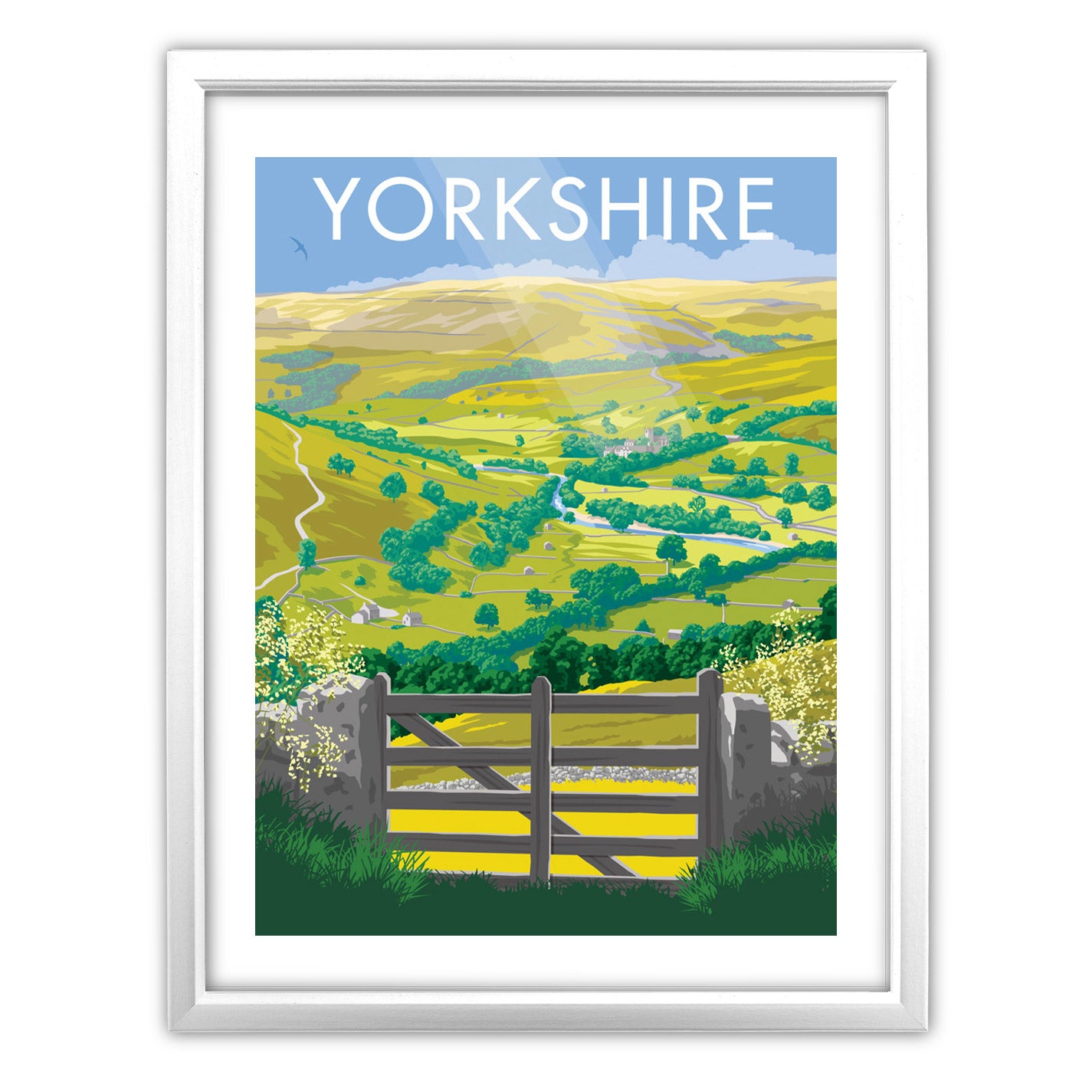 Yorkshire Art Print