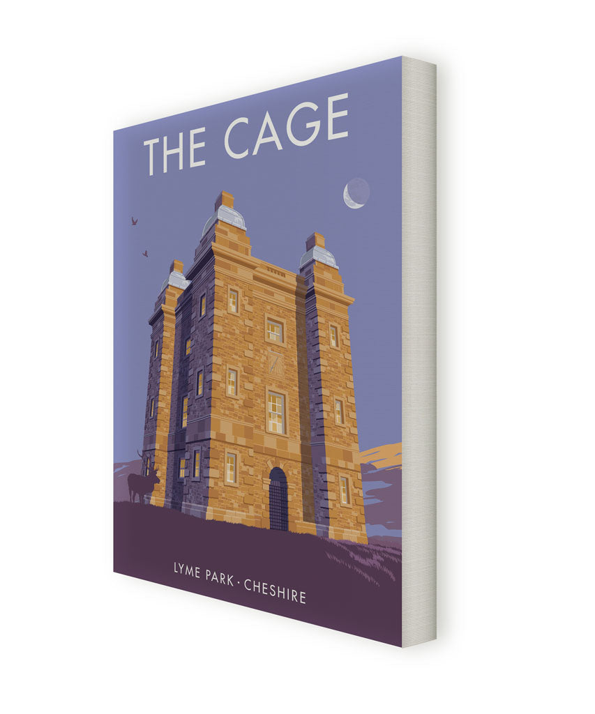 The Cage, Lyme Park Canvas